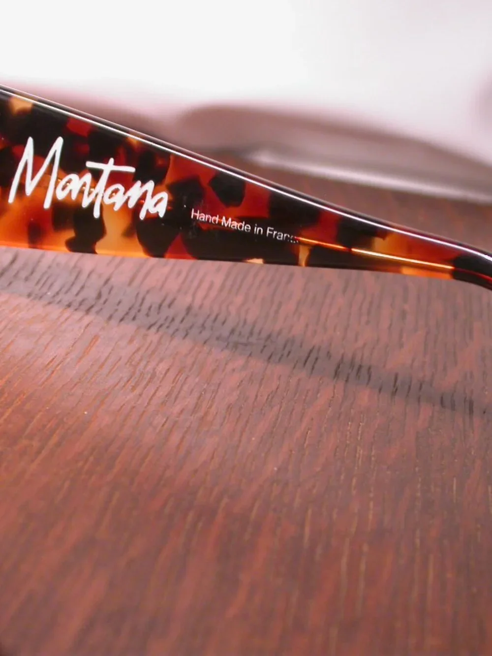 Vintage Montana Blonde Tortoise Mask Sunglasses Hand Made in France